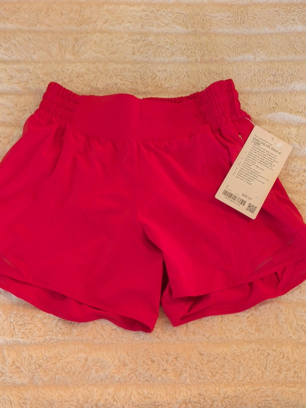 Lululemon Hotty Hot HR 4 Inch Lined Short